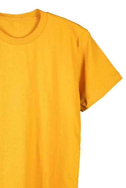 Remera Lisa - Mostaza
