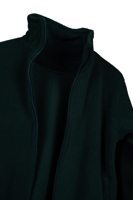 Campera Lisa Verde Polar